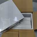 Fun Memories Floating Shelves for Wall - 7.5 Inch Square Shelves with Invisible Brackets, White Small Wall Shelf for Living Room, Bathroom, Bedroom, and Kitchen Decor, Set of 4