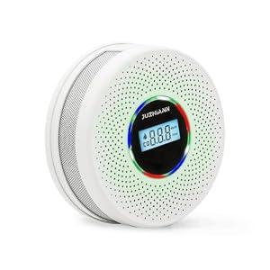 Yfwsrecinoe Upgraded Version Smoke Carbon Monoxide Alarm Detector, Battery-Operated Smoke and CO Alarm with Digital Display, Carbon Monoxide Detectors&Smoke Detector (2Pack) MFD: 2026-10-16