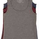Felina Stretch Layering Womens Tank Top - Seamless Cotton Tank Top for Women, Workout Top (3-Pack) (Large, Grey Plum Vitage Indigo)