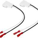2 Pack 72-8104 Speaker Harness Adapter Compatible with Toyota Speaker Wire Harness Adapter Plug Compatible with Toyota Tacoma Tundra Camry Corolla 4 Runner Scion Pontiac Speaker Wiring Harness Adapter