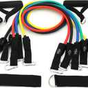 Multifunctional 11-Piece Set of Pull Rope Pull Belt with Elastic Rope Fitness Set