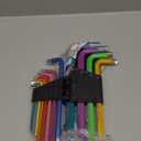 HARFINGTON 9pcs Ball End Hex Key Wrench Set 1.5/2/2.5/3/4/5/6/8/10mm S2 Steel L-Shape Hexagon Metric Wrenches Repairing Tool for Home Repair