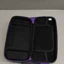 Orzly Carrying case for Nintendo Switch OLED and Switch Console - Purple Protective Hard Portable Travel case Shell Pouch for Nintendo Switch Console & Accessories