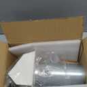 4 Inch Dryer Vent Cover Outside Hooded Wall Vent with Screen and Damper, Exhaust Vent Wall Mount Exterior Wall Vents Cover Cap for Dryer Ventilation&Outdoor Air Exhaust,Galvanized Steel,White