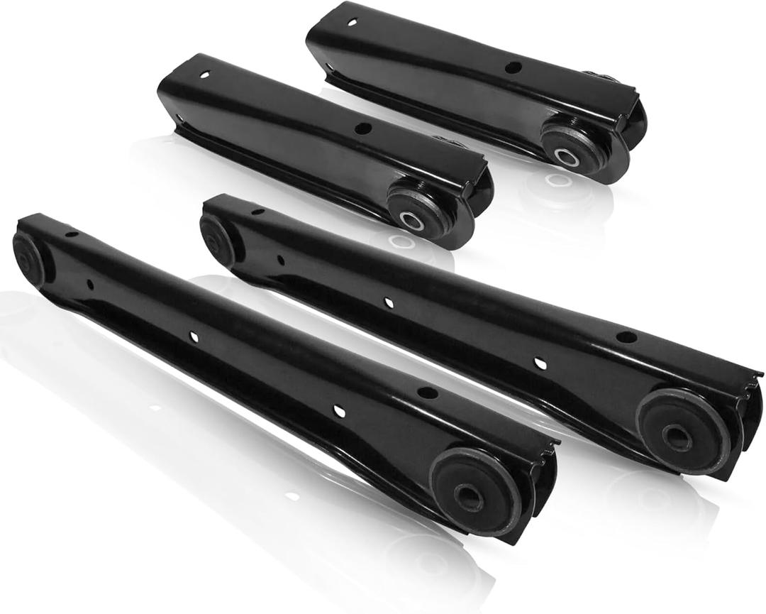 Upper & Lower Rear Trailing Arms With Bushings Suspension Kit For 1978-1988 Chevrolet Monte Carlo Malibu Oldsmobile Cutlass Pontiac Grand Prix