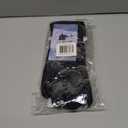 SKYDEER Women's Winter Warm Deerskin Suede Gloves With Polar Fleece and Thermal Insulated 3M Thinsulate Insulation (SD8663T) (Black, M)