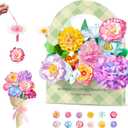 Paper Flowers for Crafts, Arts and Crafts for Kids Ages 8-12, Paper Flowers Science Kits, DIY Color Changing Flower Educational STEAM Toys, Christmas Birthday Gifts for Girls Age 5 6 7 8 9 10 11 12