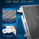 PHILTOP Air Conditioning A/C Condenser for Nissan Rogue 2008-2013, Rogue Select 2014-2015, with Receiver Drier Replace# 3750, 92100JG000