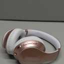 Uliptz Wireless Bluetooth Headphones, 65H Playtime, 6EQ Sound Modes, HiFi Stereo Over Ear Headphones with Microphone, Foldable Bluetooth 5.3 Headphone for Travel/Office/Cellphone/PC (Rose Gold) (Standard)