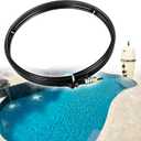 AUTOBABA 190003 Tension Control Clamp Kit Pool and Spa Filter FNS Plus Clean & Clear Plus & Quad DE Filters Steel Pool Filter 23-1/4" Length Black