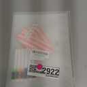 8"x12" Acrylic Magnetic Dry Erase Board for Fridge, Clear Acrylic Magnet Calendar for Refrigerator,Includes 6 Dry Erase Markers(Clear Blank)