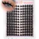 YDAGKH Lash Clusters Spiky Eyelash Clusters Fox Eye Cluster Eyelash Extensions Unique Spikes Individuals Manga Lash Extension 144Pcs DIY Fairy Anime Cluster Eyelashes Volume Cat Eye Lashes Long