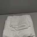 Amazon Basics Lightweight Wrinkle-Resistant Microfiber 3 Piece Duvet Cover Set with Zipper Closure, Full/Queen, Bright White