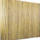 Jollybower 4Ft High x 8 Ft Long x 0.7In D Bamboo Fencing, Natural Bamboo Fence Rolls, Eco-Friendly Privacy Fencing for Outdoor Balcony Patio Garden Border Pool