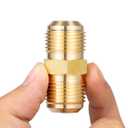 5/8 Inch Male Flare x 5/8 Inch Male Flare Connector Gas Adapter Union BrassTube Coupler Pipe Fitting (2PCS)