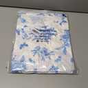 TCOT Pajamas for Women Set Summer Fashion Short Sleeve Crewneck Tops with Skirt Sets Pajama Casual Loungewear (X-Large, B White Blue Floral)