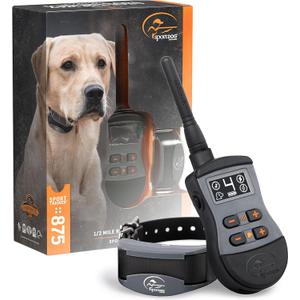 SportDOG SportTrainer Remote Trainer - Reliable Off-Leash Control - OLED Screen - Waterproof Dog Training Collar - Rechargeable E-Collar - 1/2 Mile-Range - Black