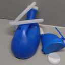 Portable Urinal for Women & Men, OOCOME Urinal Bottle Spill Proof Bedside Urinals 2000ml Travel Camping Urinal Toilet Pee Bottle with Long Hose (Blue)