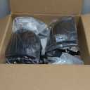 4Pcs Black Clear Lens Headlights + Parking Lights Corner Lamps Assembly Fits 2000 2001 2002 2003 2004 Toyota Tundra Regula/Access Cab Halogen Head Lights L+ R, Replace# TO2530135, TO2531135