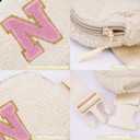 Uygafly Birthday Graduation Gifts for 5 6 7 8 9 10 11 12 13 14 15 16 Year Old Girl,Initials Fanny Pack Crossbody Bag for Girls Kids,Trendy Cute Purse Stuff - N,Cream
