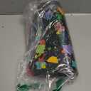 Pinkunn 20 Pcs Glow in the Dark Gift Bags with Handle Neon Decorative Non Woven Glow in the Dark Party Supplies
