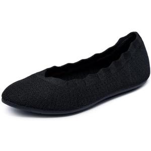 Skechers Women's Cleo 2.0 Love Spell Loafer | Modern Comfort Casual, Air-Cooled Memory Foam, Stretch Fit, Machine Washable, Vegan, Recycled Materials Size 6, Black