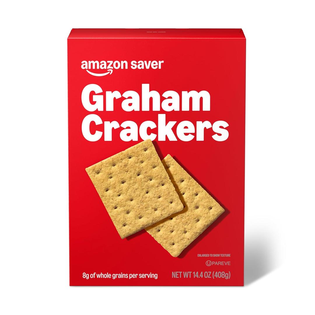 Amazon Saver, Graham Crackers, 14.4 Oz, BBD 03/22/2026