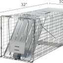 HAVAHART 1079SR Large 1-Door Humane Catch and Release Live Animal Trap Cage - Live Raccoon Trap, for Bobcats, Beavers, Dogs, & More