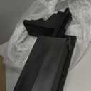 Mayne Rockport Double Arm Mail Post - Black - 18in L x 23in W x 56.5in H - Standard Post, 2x Paper Holder Arms (5811-B)