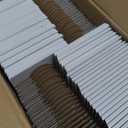 RLAVBL 6x4x3 Shipping Boxes Set of 50, White Small Corrugated Cardboard Box, Mailer Box