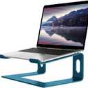 ALASHI Laptop Stand for Desk, Aluminum Computer Riser, Ergonomic Notebook Holder, Detachable Metal Laptops Elevator, PC Cooling Mount Support 10 to 15.6 Inches Notebook, Navy Blue