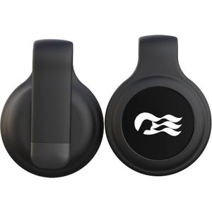 [2 Pack] Clip for Princess Cruise Medallion Holder,Princess Medallion Holder for Princess Ocean Medallion 2024 & 2025 Carnival Cruise Ship Essentials Medallion Accessory for Kids & Adults (Black)