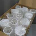 Mimorou 24 Pcs Composite Plastic Flower Vases Bulk, White Plastic Flower Vases for Centerpieces Unbreakable Bud Vase for Wedding Party Living Room Decor(Simple Style)