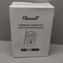 Clawsoff 100 Pack 16 oz Coffee Cups with Lids, Disposable To Go Paper Coffee Cups with Sleeves and Stirring Sticks for Hot/Cold Drinks Office Home Shop Event (Black)