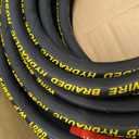 Hourleey 50FT Pressure Washer Hose with 3/8 Inch Quick Connect, High Tensile Wire Power Washer Hose, 4000 PSI