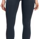 CRZ YOGA Butterluxe No Front Seam Yoga Leggings 25" - High Waisted Womens Lounge Pants Pilates Workout Athletic Buttery Soft (Small, True Navy)