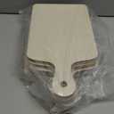 36 Pcs Mini Wooden Cutting Board for Crafts Small Charcuterie Boards Bulk with Handles Unfinished Wood Paddle Blank Chopping Plank for DIY Kitchen Thanksgiving Christmas Cooking Decor (9.4" X 5.1")