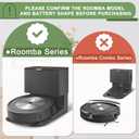 64.2Wh for Roomba Battery ABL-F for iRobot Roomba i&e Series i3 i3+ i4+ i8 i8+ i7 i7+ j7 J9+ j7+ e5 e6 Roomba Replacement Batteries ABL-D1 ABL-D2 ABL-D2A 4460mAh Unsuitable for Roomba Combo Series