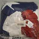 6 Pack 3x6 FT USA Pleated Fan Flag 4th of July Decorations, American Bunting Flag Memorial Day Outdoor Patriotic Half Fan Flags Banner Fourth of July Independence Day Outside Red White and Blue Decor