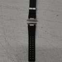 Watch Band Compatible with Apple Watch Ultra 2 Band 49mm 46mm 45mm 44mm, Men Luxury Silicone Rugged Rubber Strap for iWatch Series 10 9 8 7 6 5 4 3 2 1 SE with Metal Connector (Black)