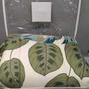 CARIBBEAN JOE Full/Queen 3-Piece Comforter Set, Tropical Coastal Beach Design Bedding, Palm Leaves
