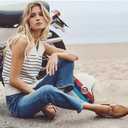 Sperry Womens A/O 2-Eye Boat Shoe, Navy, 8