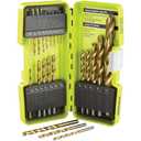 21 PC. Titanium Drill Bit Set