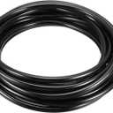 uxcell Pneumatic Air Tubing, 8mm OD x 5mm ID 5.5m(18Ft) PU Polyurethane Air Compressor Tubing Hose Pipe Black