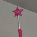 FlashingBlinkyLights Pink Super Star Princess LED Light Up Magic Wand for Kids