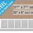 Return Air Grille HVAC Vent Cover for 30 x 6 Inch Duct Opening