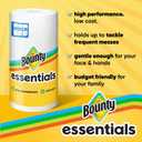 Bounty Essentials Select-A-Size Paper Towels, 6 Double Rolls, White, 108 Sheets Per Roll