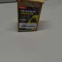 6PCS Heavy Duty Steel D Rings Tie Down Anchors, Ultra Durable 3500 Pound Breaking Strength Surface Mount Hooks Securing Cargo for Trailer, Truck Bed, with Screws & Bolts