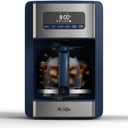 Mr. Coffee® 12 Cup Coffee Maker, Programmable Coffee Maker with Strong Brew and Iced Coffee Brew Settings, Small Batch Setting for 1 to 4 Cups, Abyss Blue