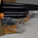 24Push Broom Brush for Floor Cleaning with 65 Long Handle and Stiff Bristles, Heavy Duty Brush for Shop, Deck, Garage, Concrete,Indoor and Outdoor Broom,Orange